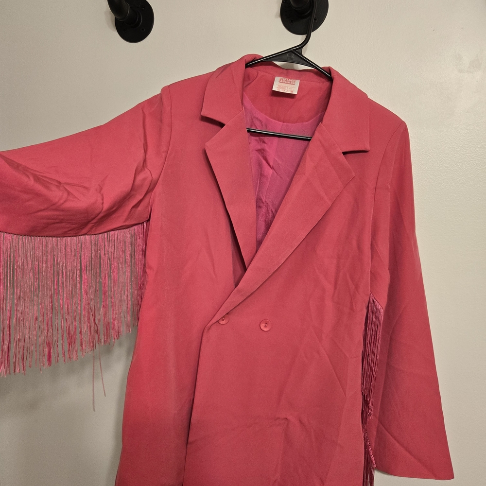 Pink Fringed Rodeo Jacket